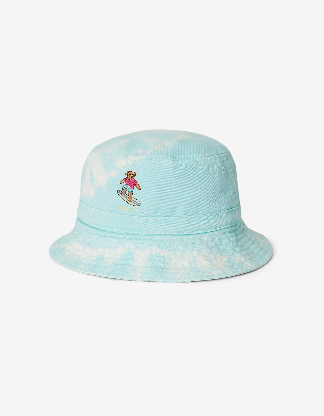 Boys Tie-Dye Polo Bear Bucket Hat in Blue, 4 of 3