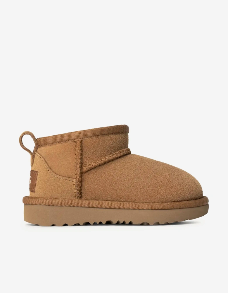 Kids Classic Ultra Mini Boots in Brown