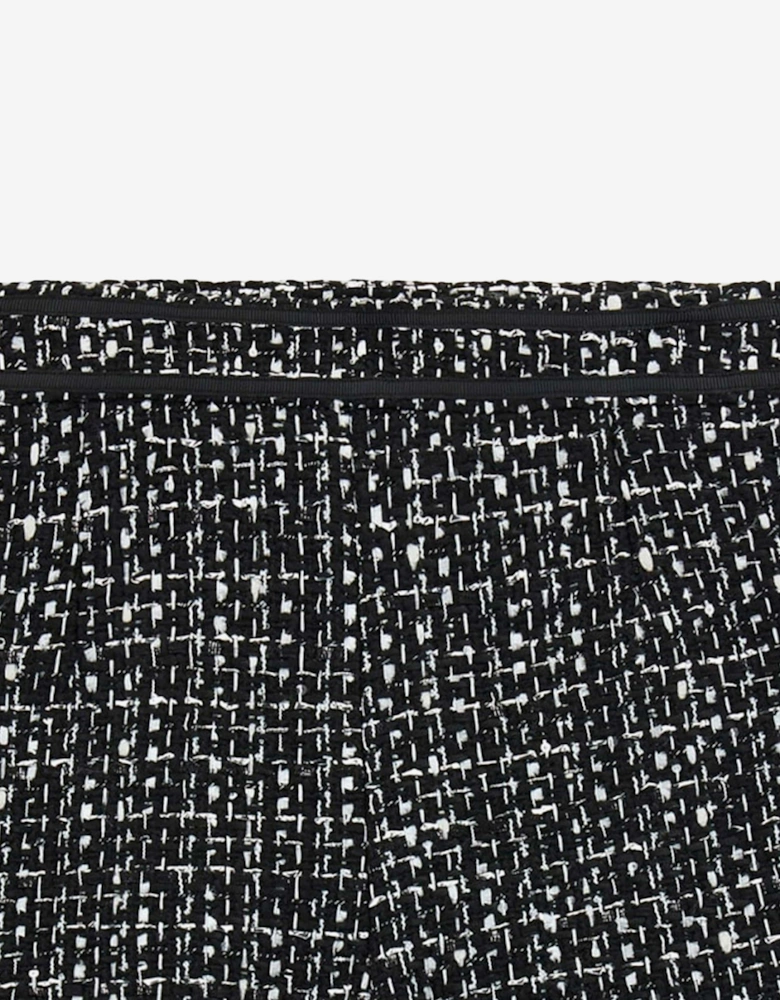 Girls Tweed Shorts in Black