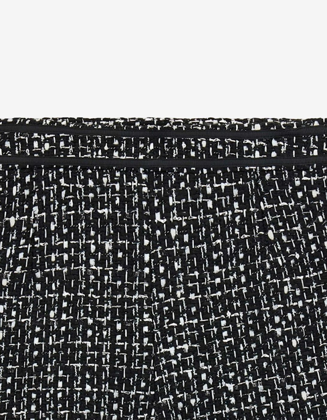 Girls Tweed Shorts in Black