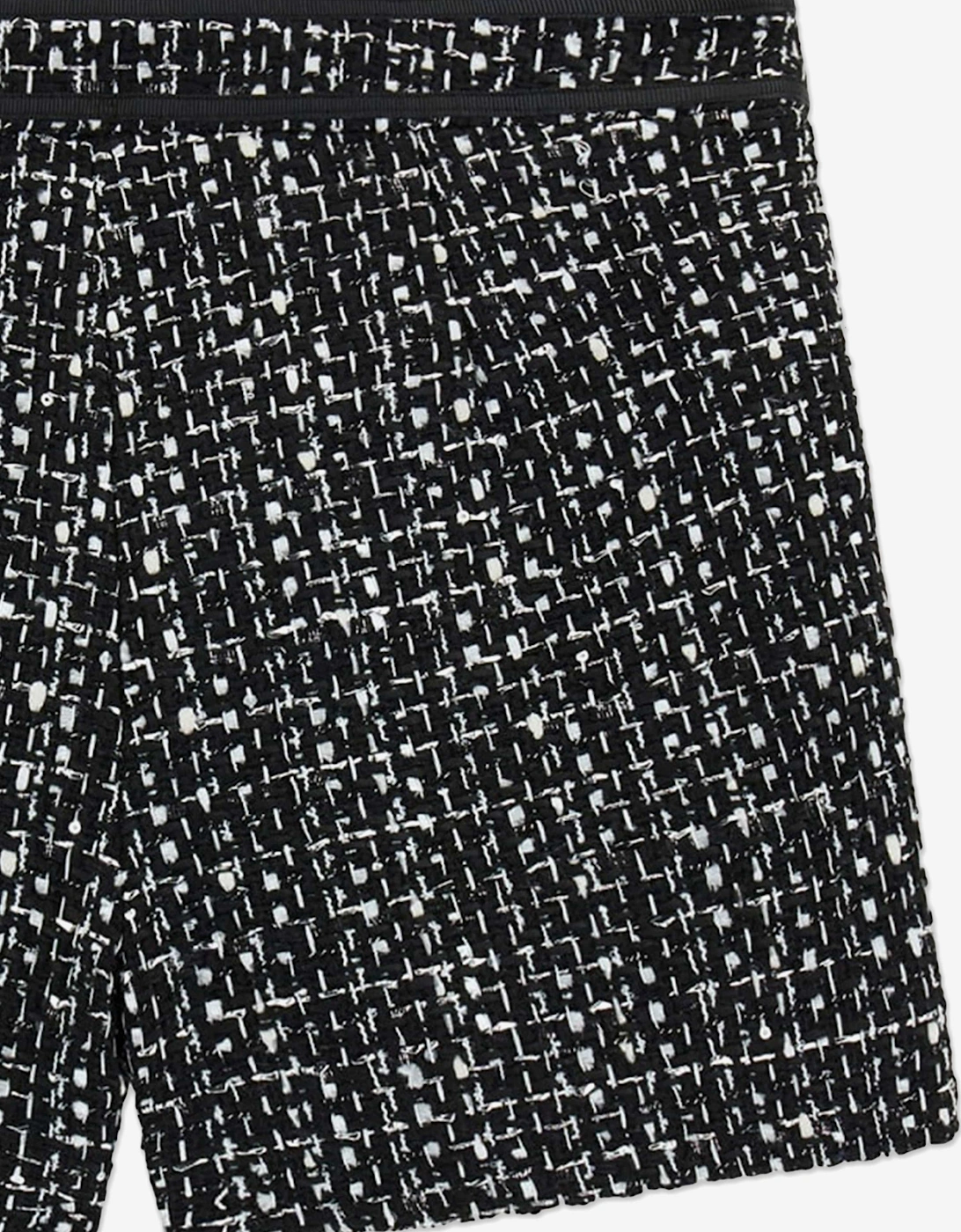 Girls Tweed Shorts in Black