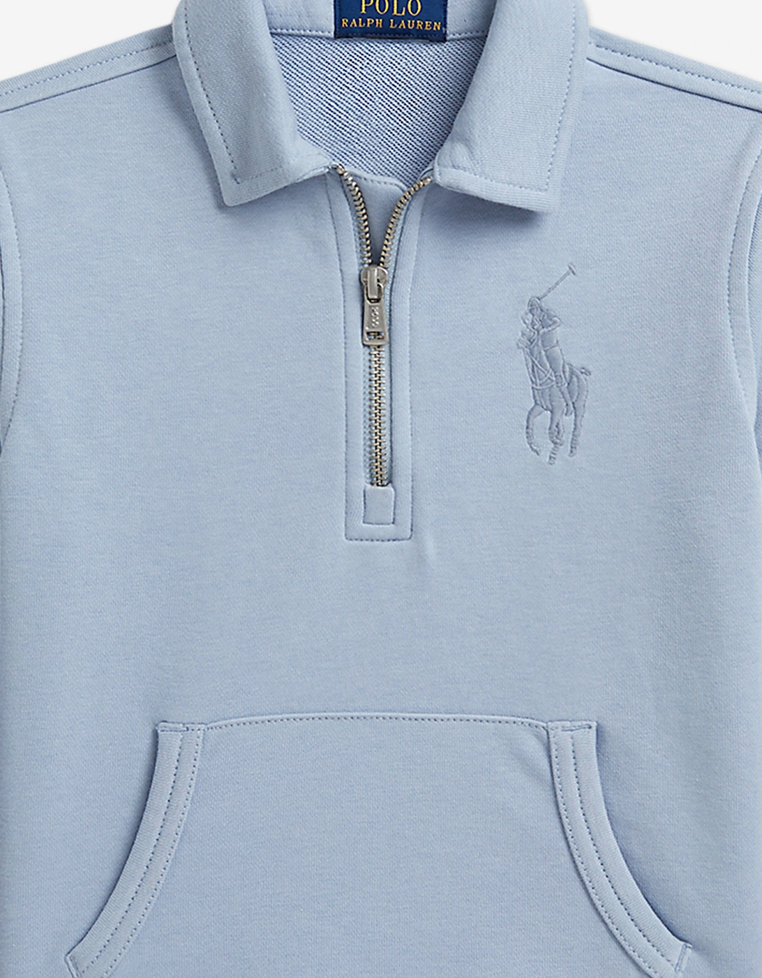 Boys Half Zip Sweatshirt in Blue