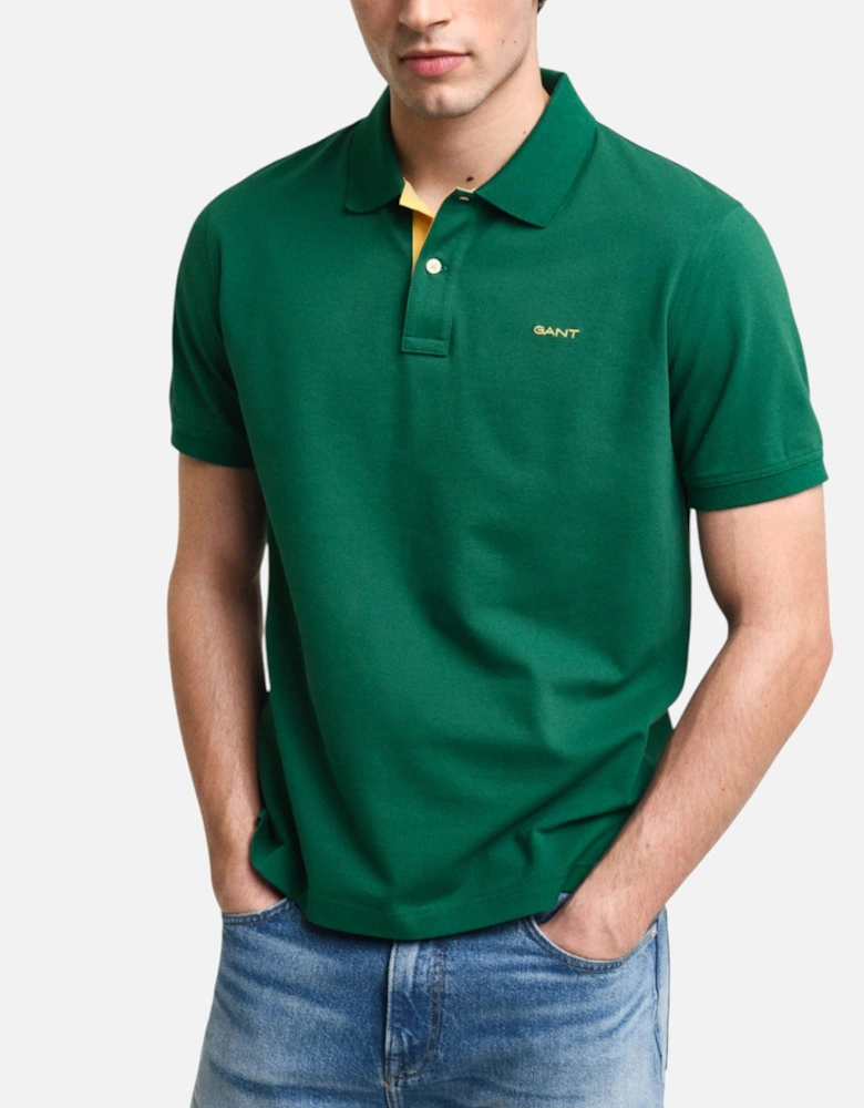 MENS Polo Pique Shirt Short Sleeve