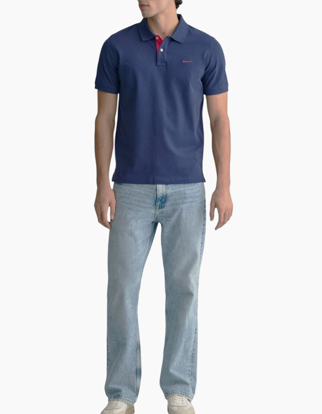 Gant Men's Blue Polo Shirt Short Sleeve Casual  36 S