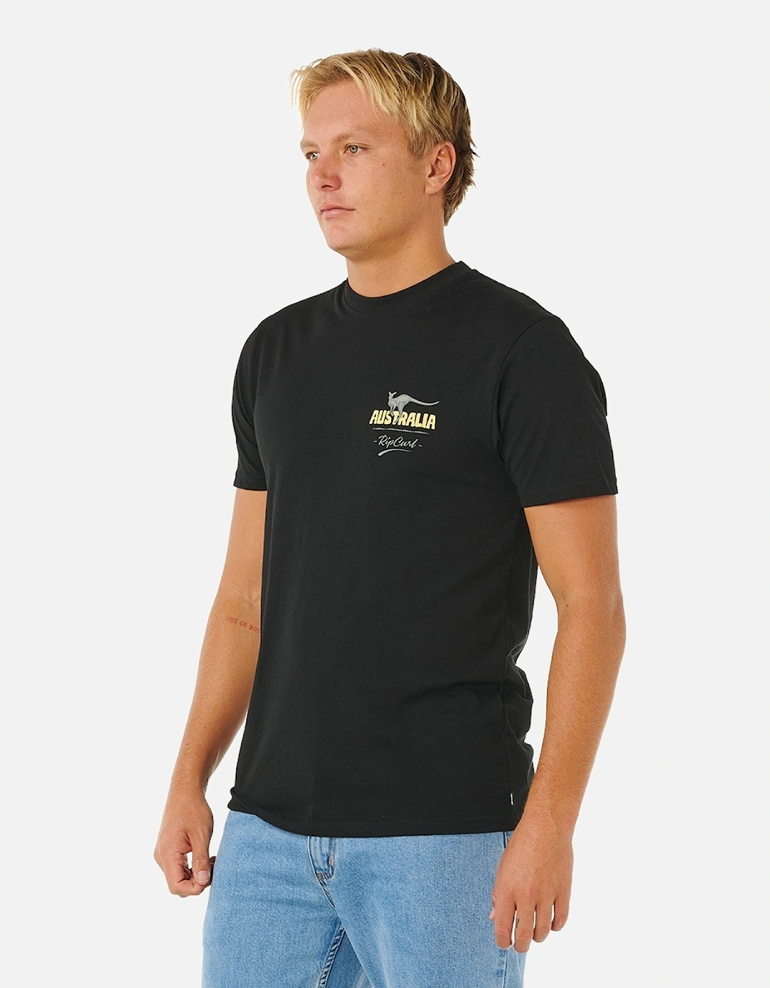 Rip Curl Mens Streamline Animals Graphic Short Sleeve T-Shirt, 2 of 1