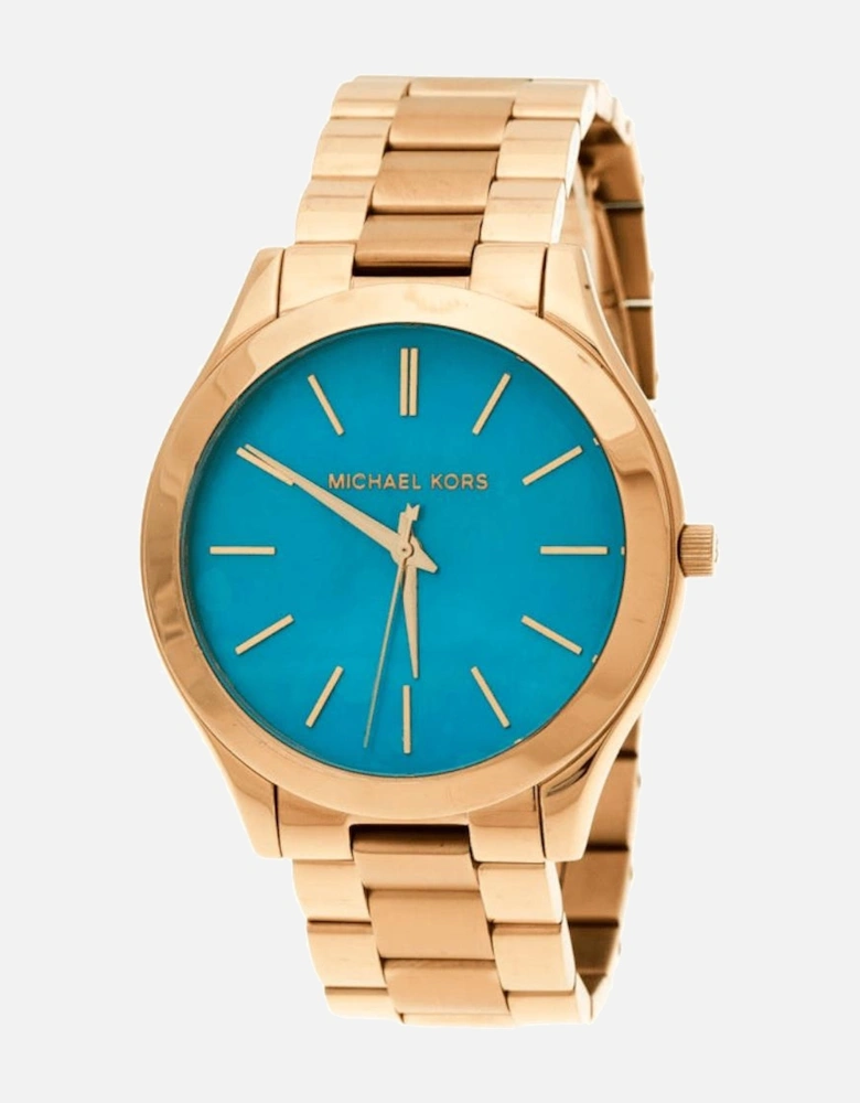 MK3492 Slim Runway Blue Dial Ladies Watch