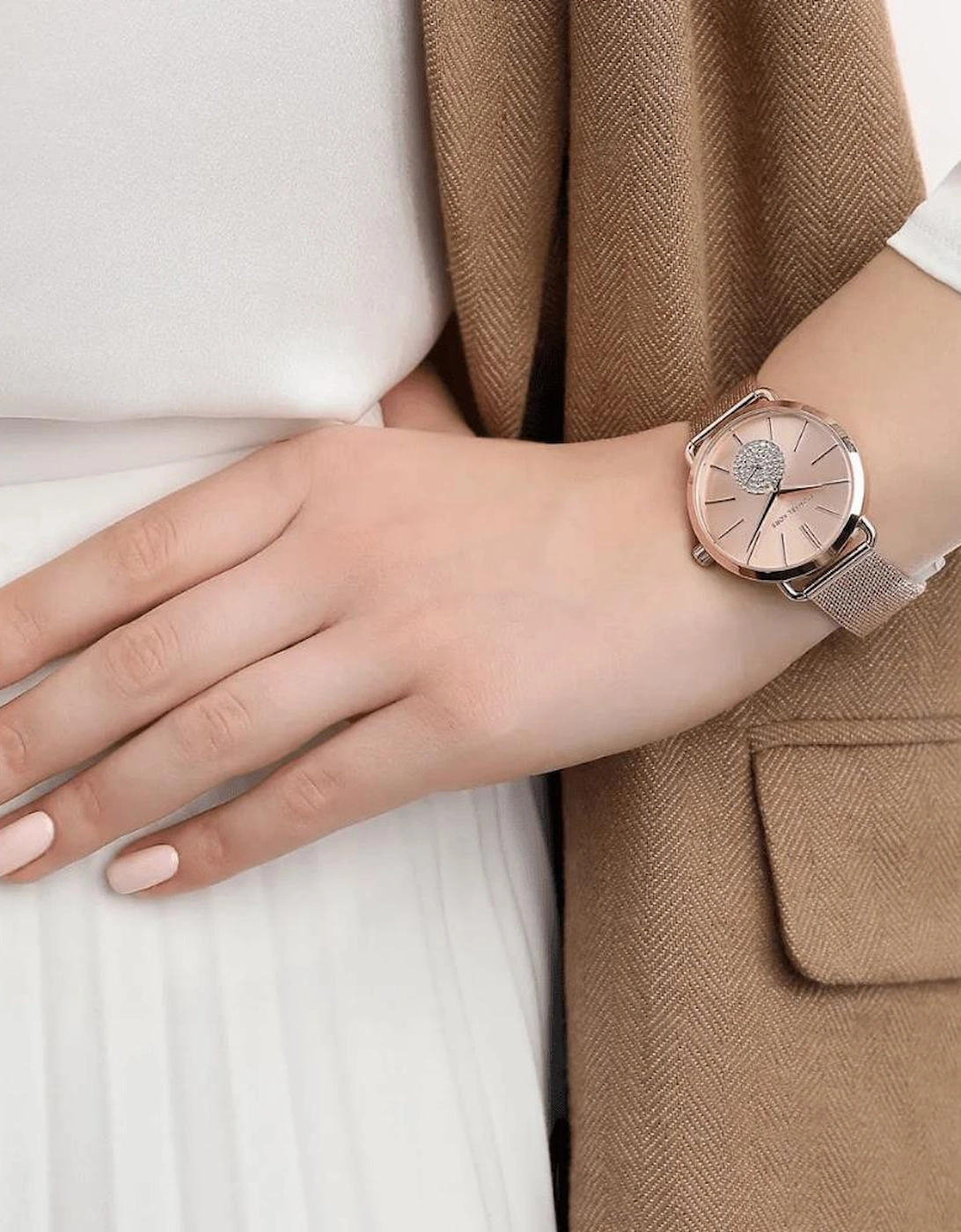 MK3845 Portia Mesh Straps Ladies Watch