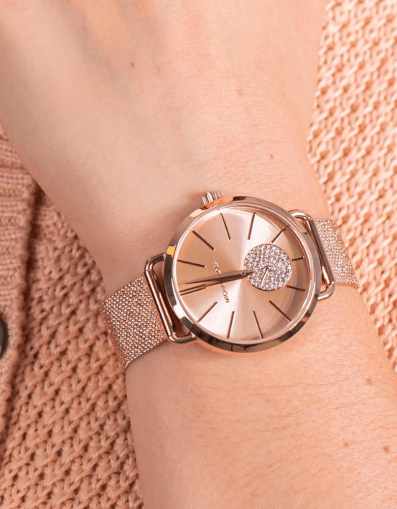 MK3845 Portia Mesh Straps Ladies Watch