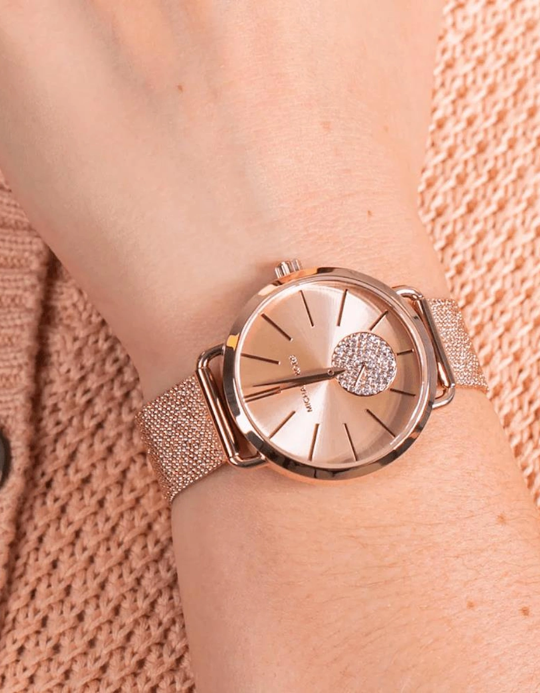 MK3845 Portia Mesh Straps Ladies Watch