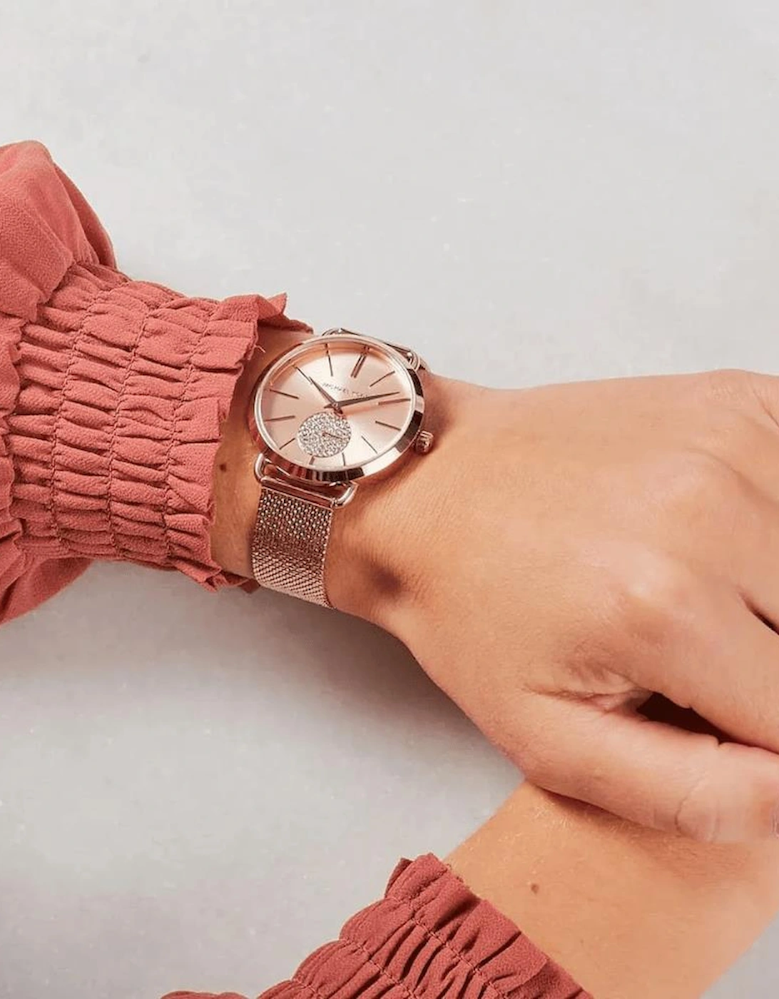 MK3845 Portia Mesh Straps Ladies Watch