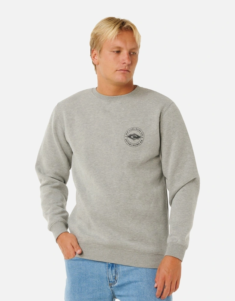 Rip Curl Mens Stapler Crew Sweatshirt