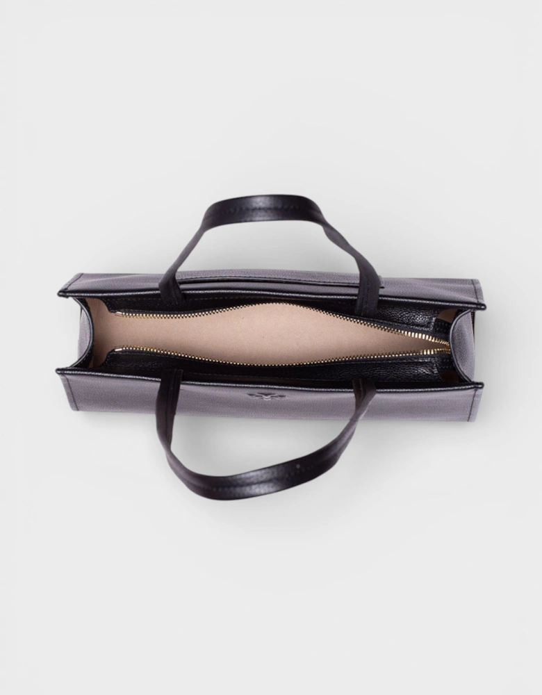 Thea East West Satchel Black