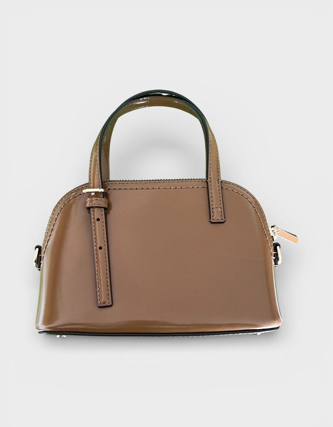 Emerson Patent Dome Satchel Brown