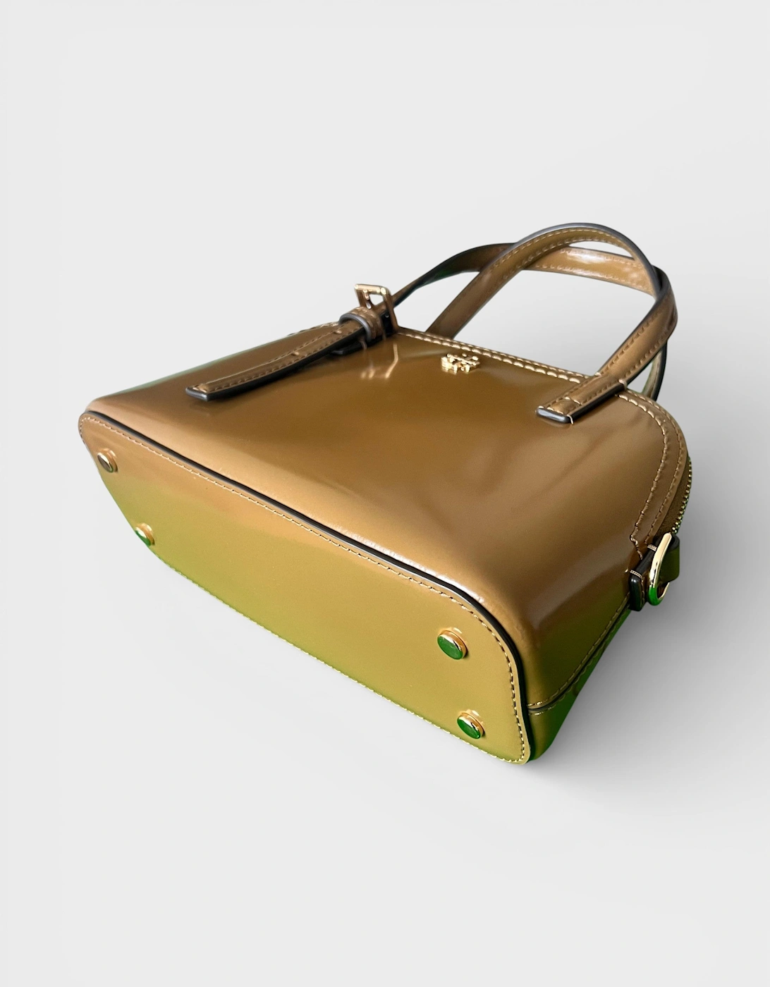 Emerson Patent Dome Satchel Brown