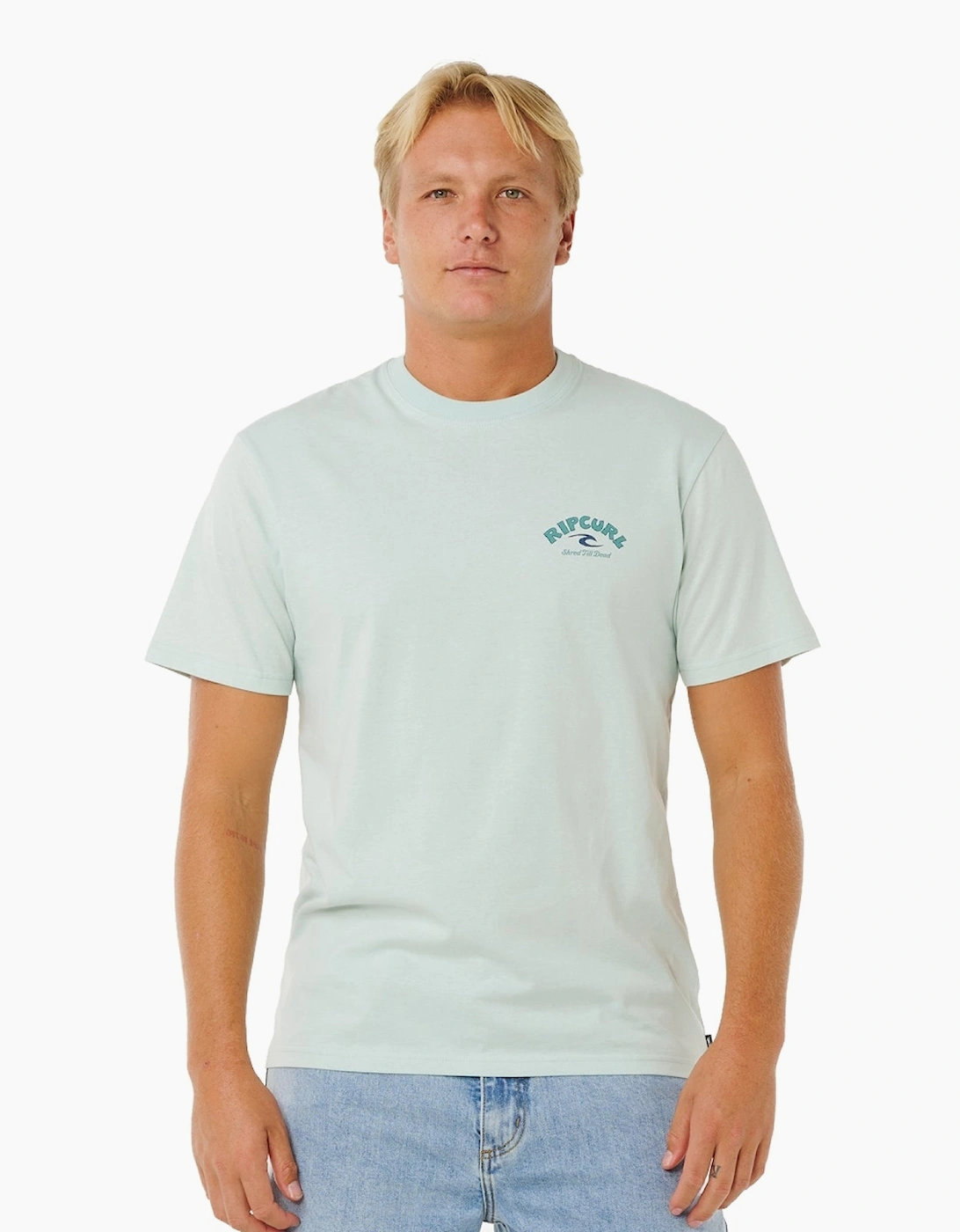 Ripcurl Ripcurl Men's Rip Curl Mens Shred Til Graphic Short Sleeve T-Shirt - Green