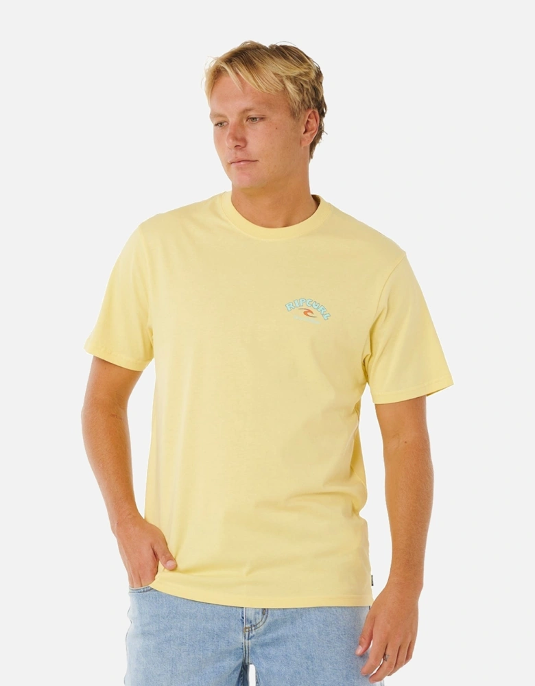 Rip Curl Mens Shred Til Graphic Short Sleeve T-Shirt