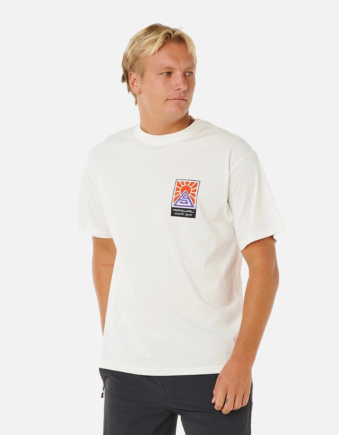 Rip Curl Mens Search Dawn Short Sleeve T-Shirt, 2 of 1