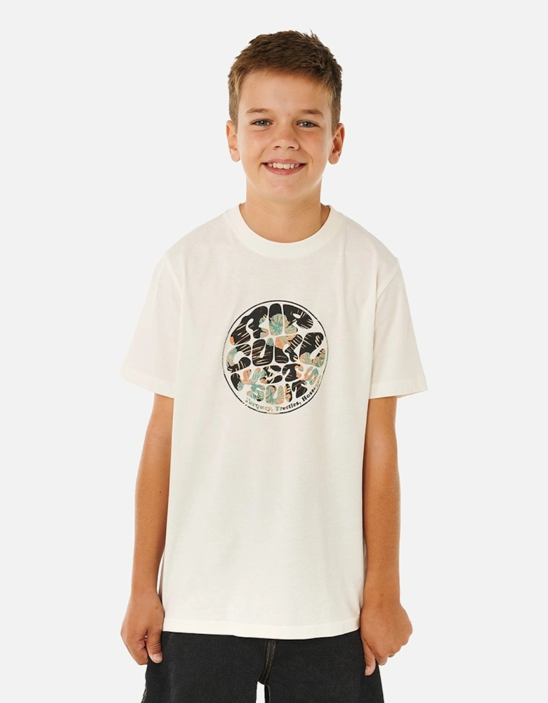 Rip Curl Kids Wettie Passage Icon Short Sleeve T-Shirt