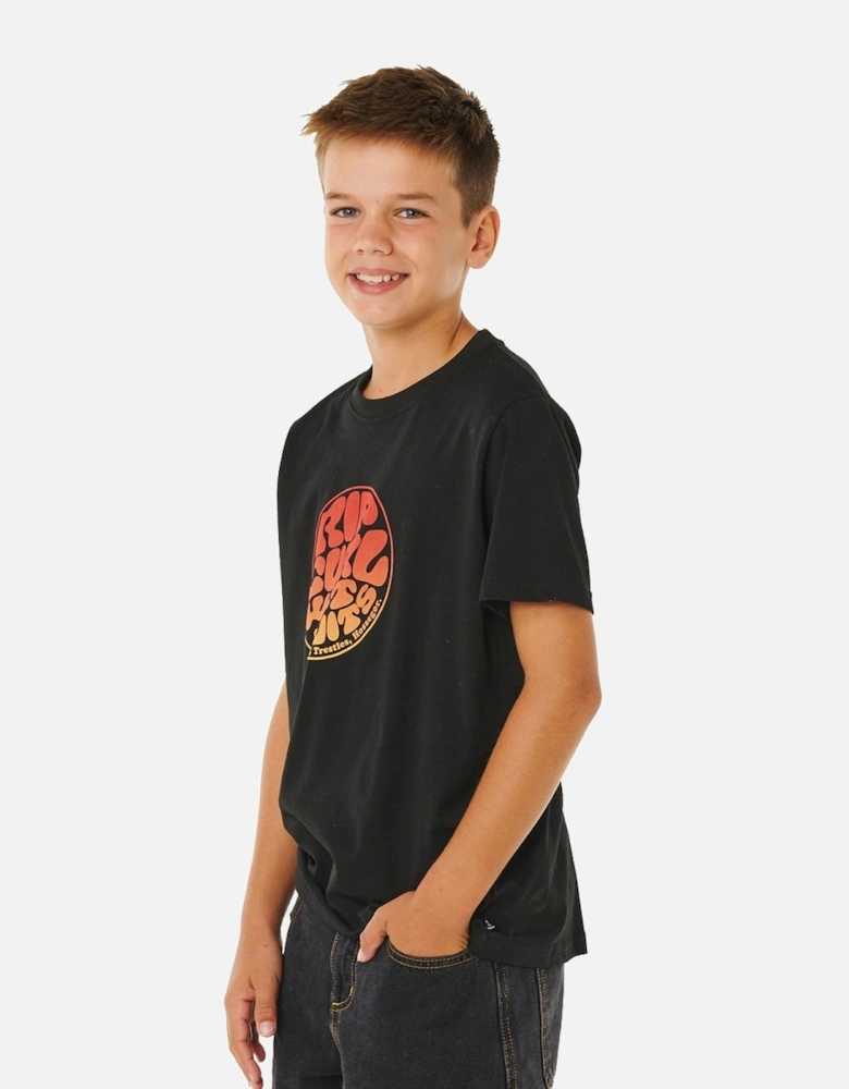 Rip Curl Kids Wettie Passage Icon Short Sleeve T-Shirt
