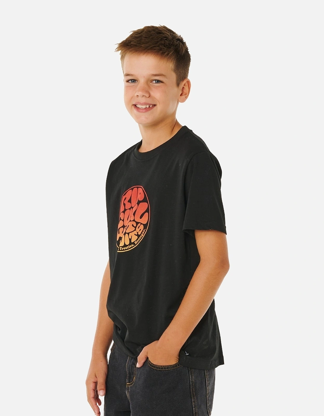 Rip Curl Kids Wettie Passage Icon Short Sleeve T-Shirt, 2 of 1