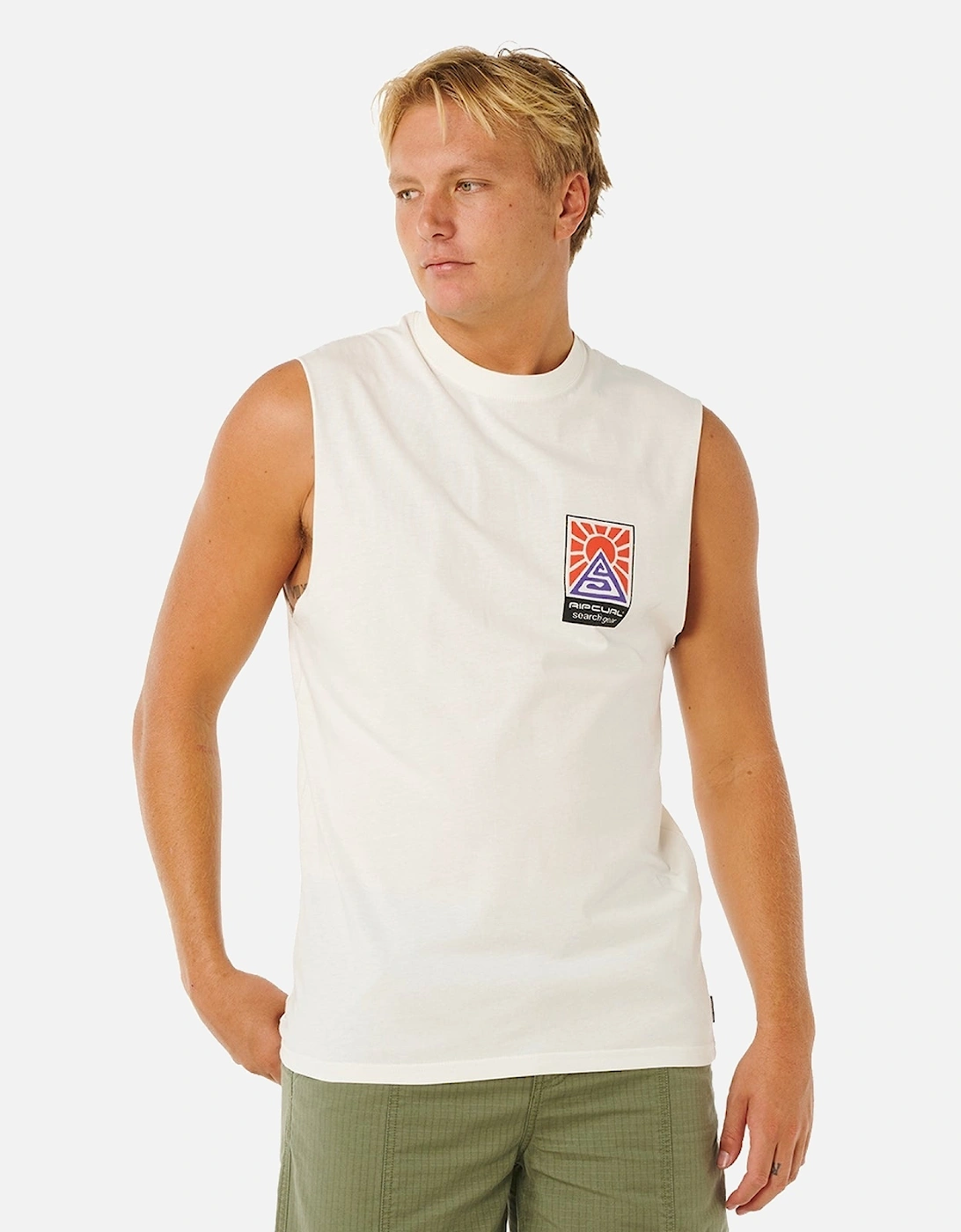 Rip Curl Mens Search Dawn Muscle Vest, 2 of 1