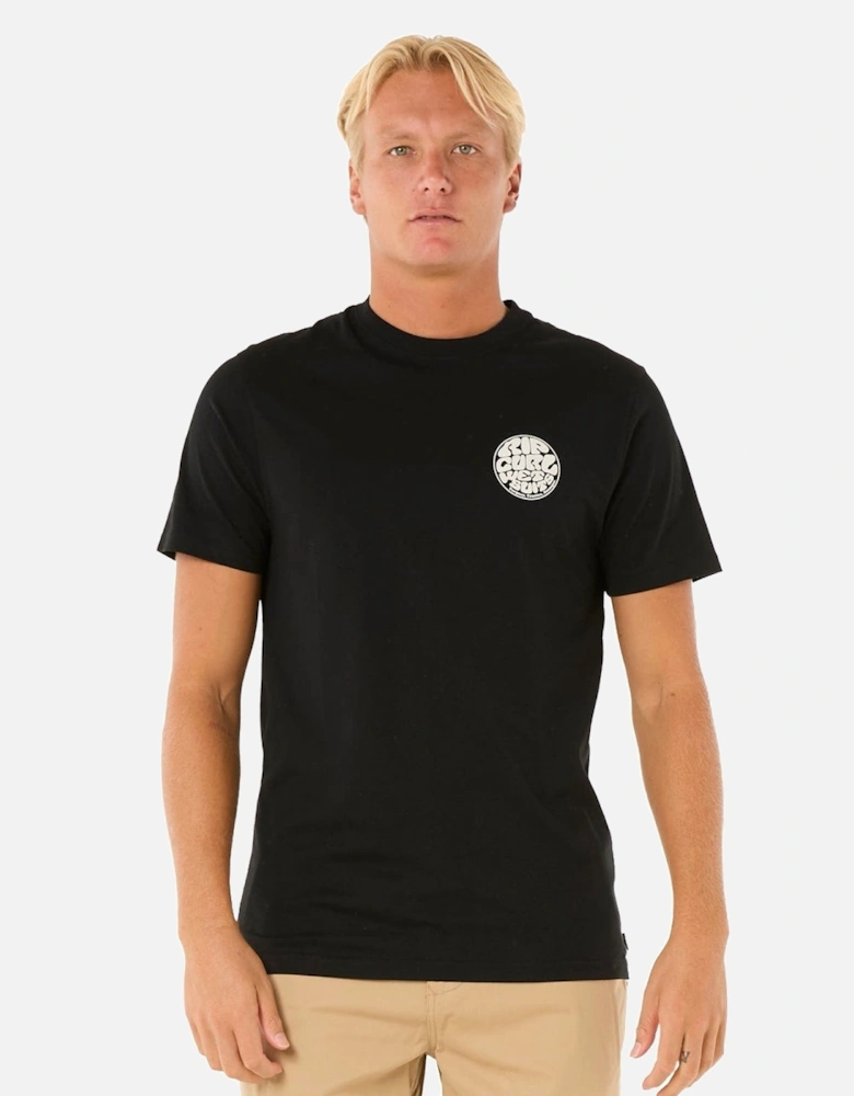 Rip Curl Mens Wettie Icon Graphic Short Sleeve T-Shirt