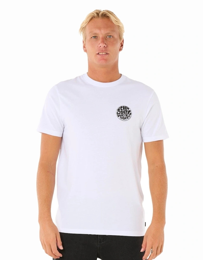 Rip Curl Mens Wettie Icon Graphic Short Sleeve T-Shirt