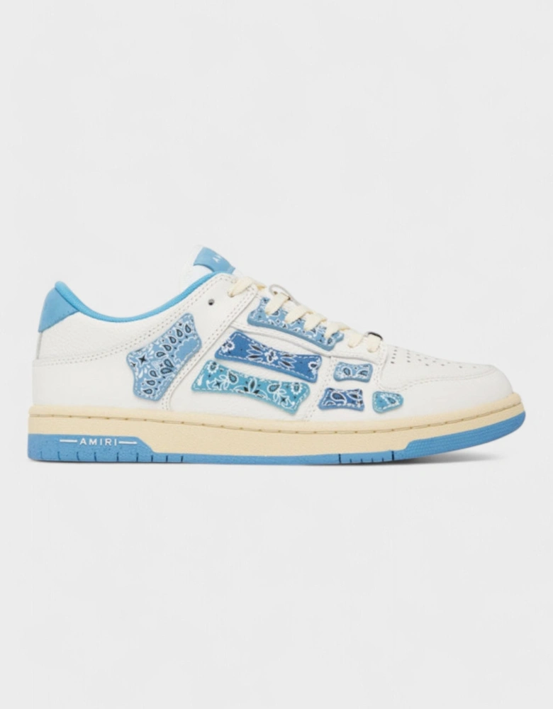 Skel Top Low Bandana White Blue