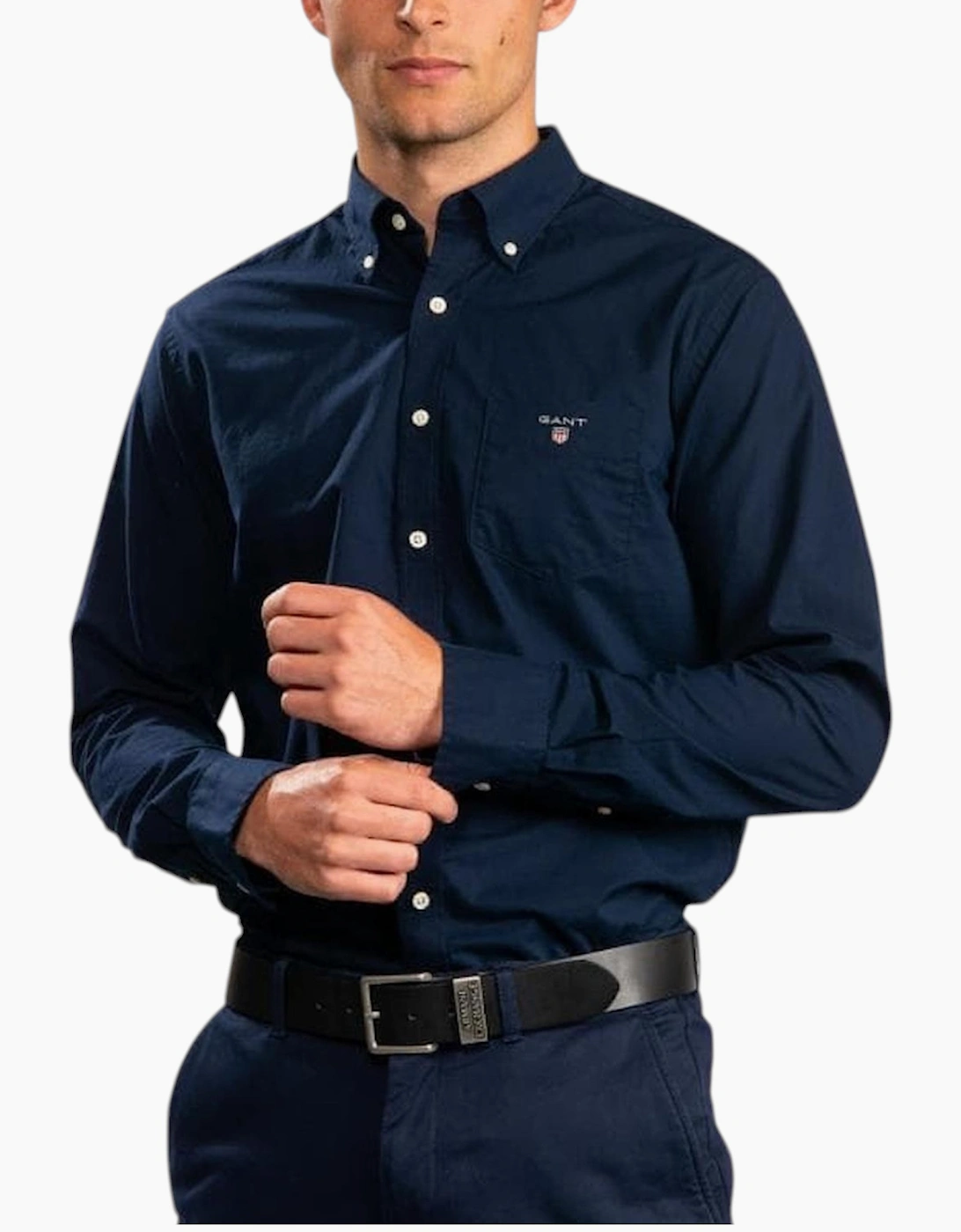 Gant Men's GANT Mens Oxford Shirts Regular Fit - Navy