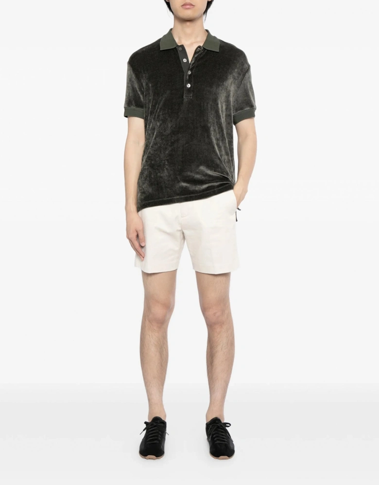 Japanese Brushed Cotton Shorts Cream