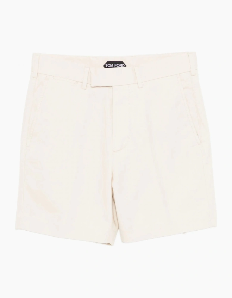 Japanese Brushed Cotton Shorts Cream