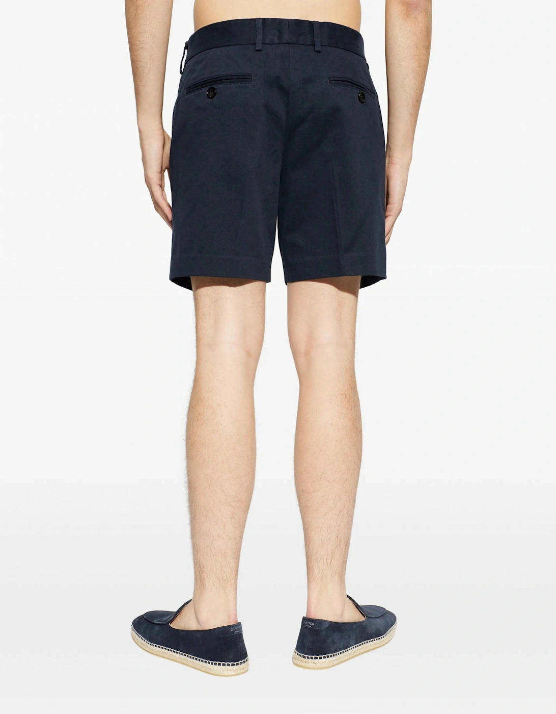 Japanese Brushed Cotton Shorts Navy