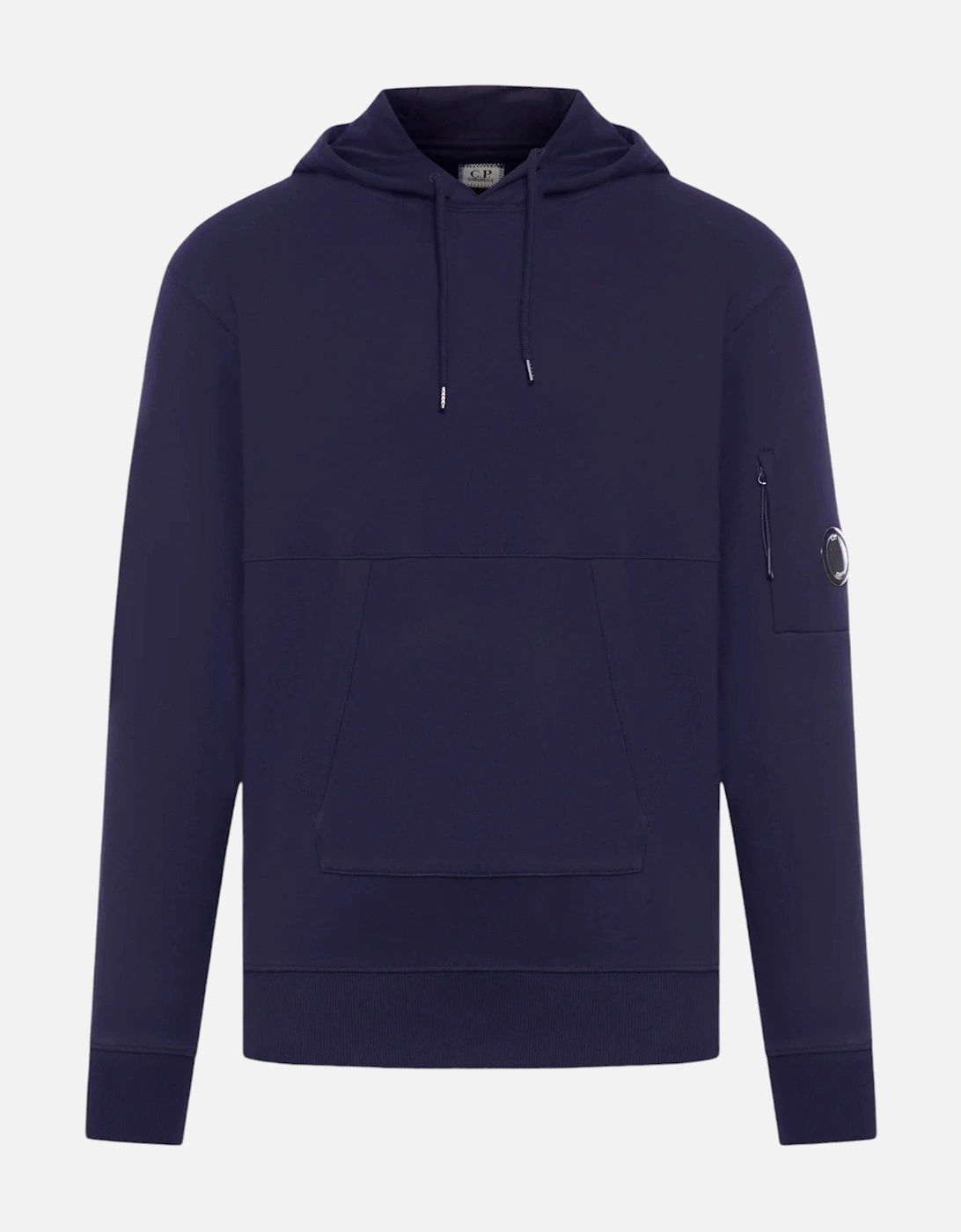 C.P. Company Diagonal Raised Fleece Navy Hoodie, 3 of 2