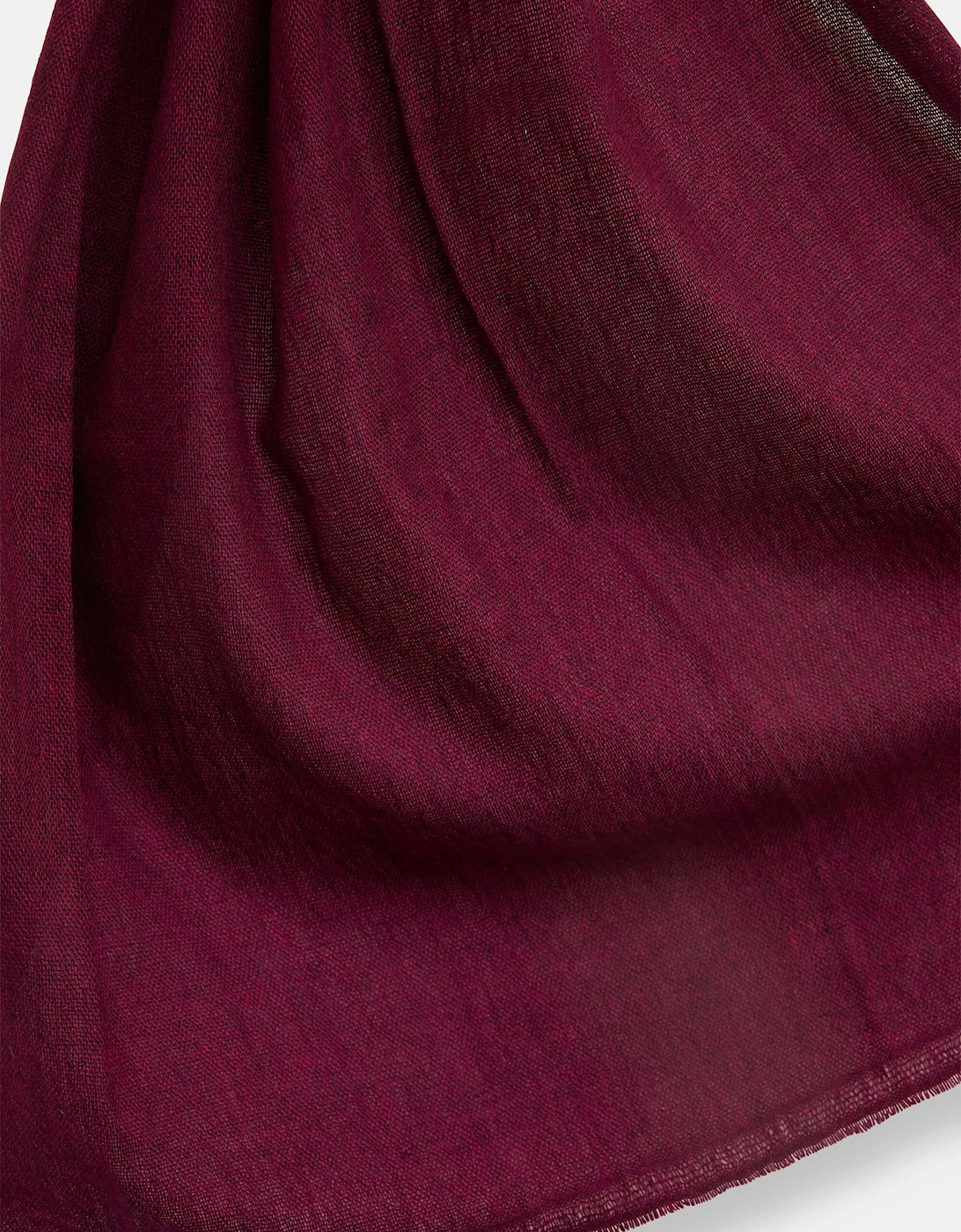 Burgundy 2-ply Cashmere Scarf