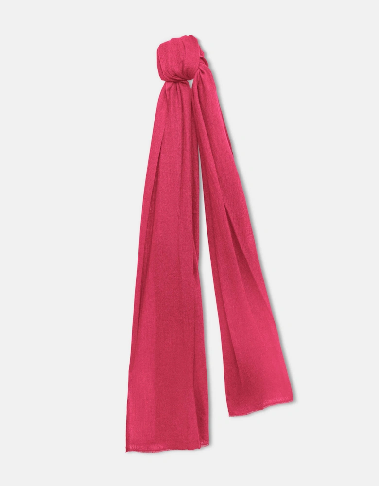 Pink 2-ply Cashmere Scarf