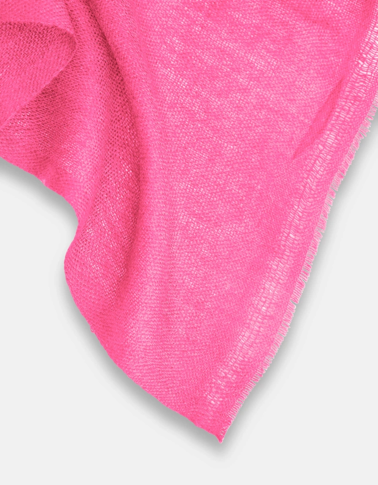 Pink 2-ply Cashmere Scarf