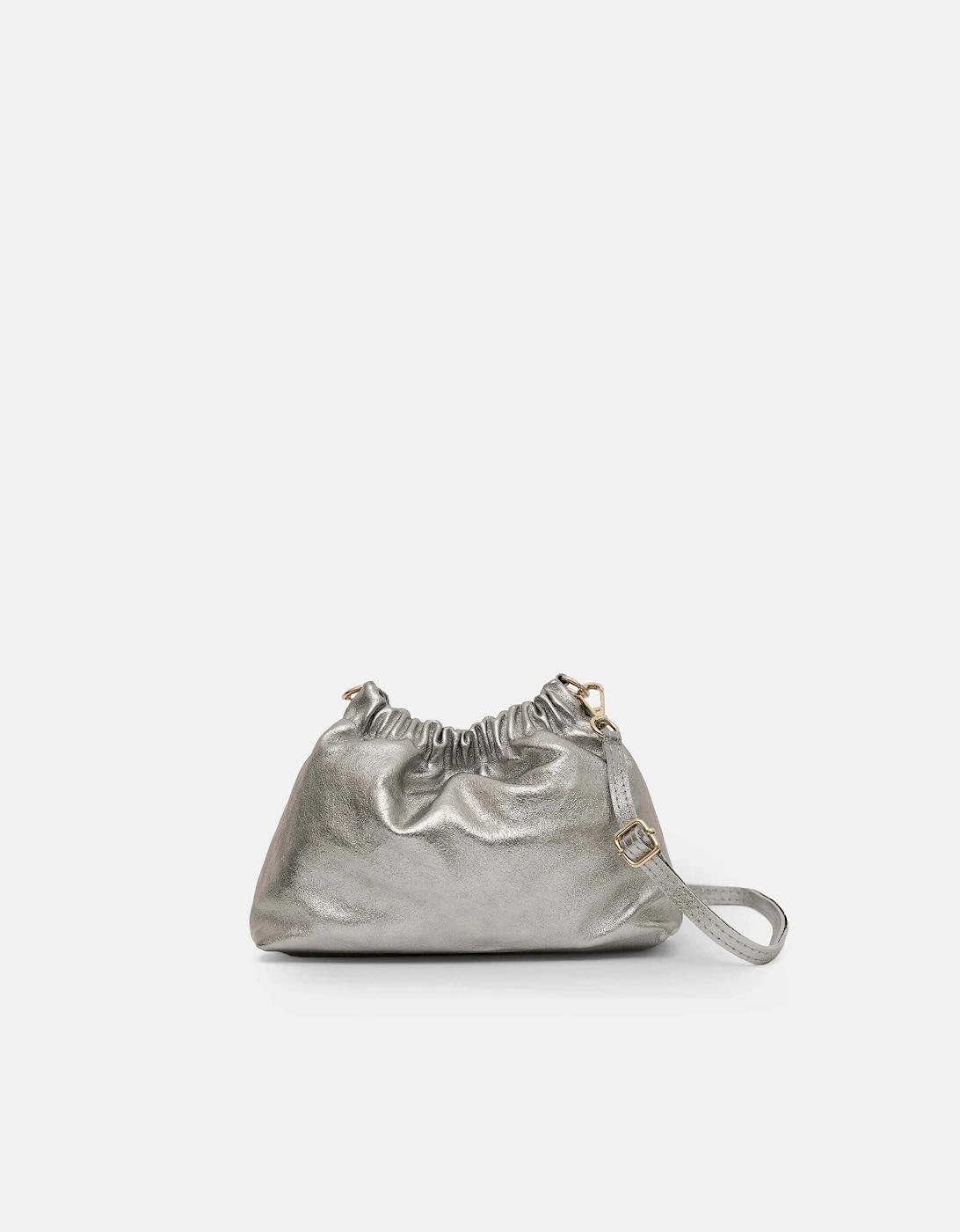 Silver Pouch Bag
