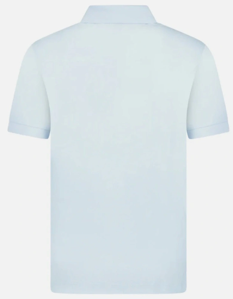Check Logo Polo Pale Blue