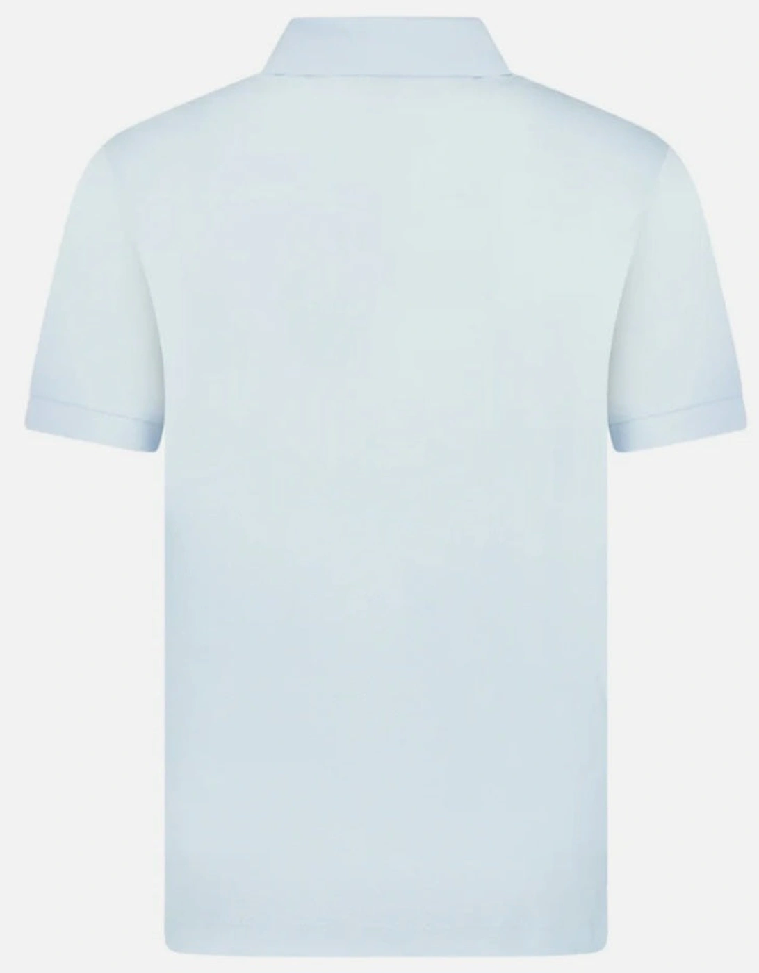 Check Logo Polo Pale Blue