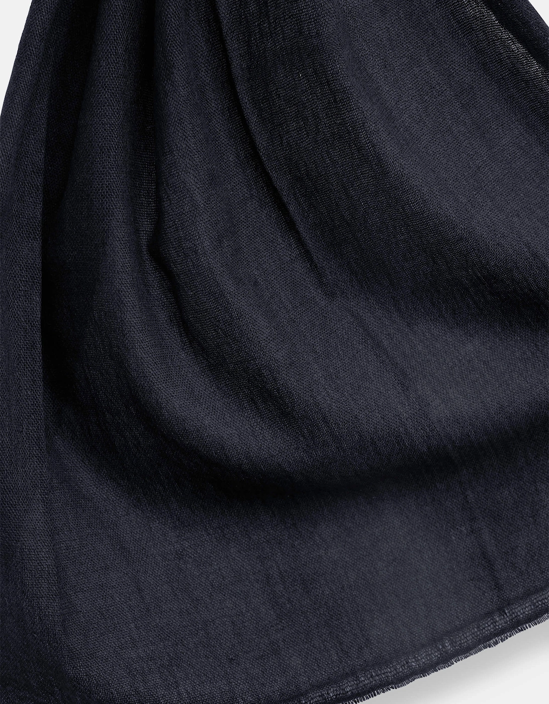 Navy 2-ply Cashmere Scarf