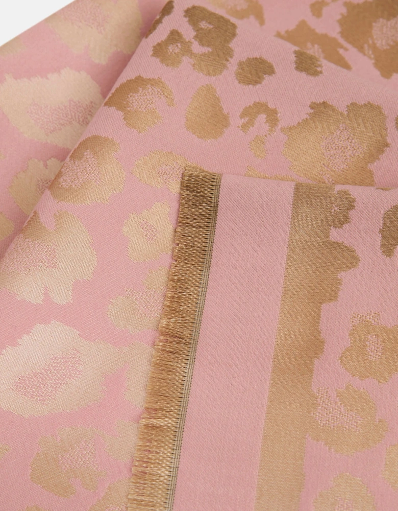 Leopard Pink Scarf