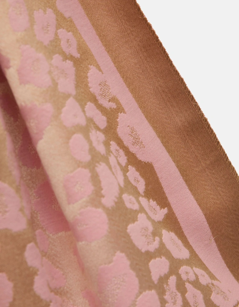 Leopard Pink Scarf