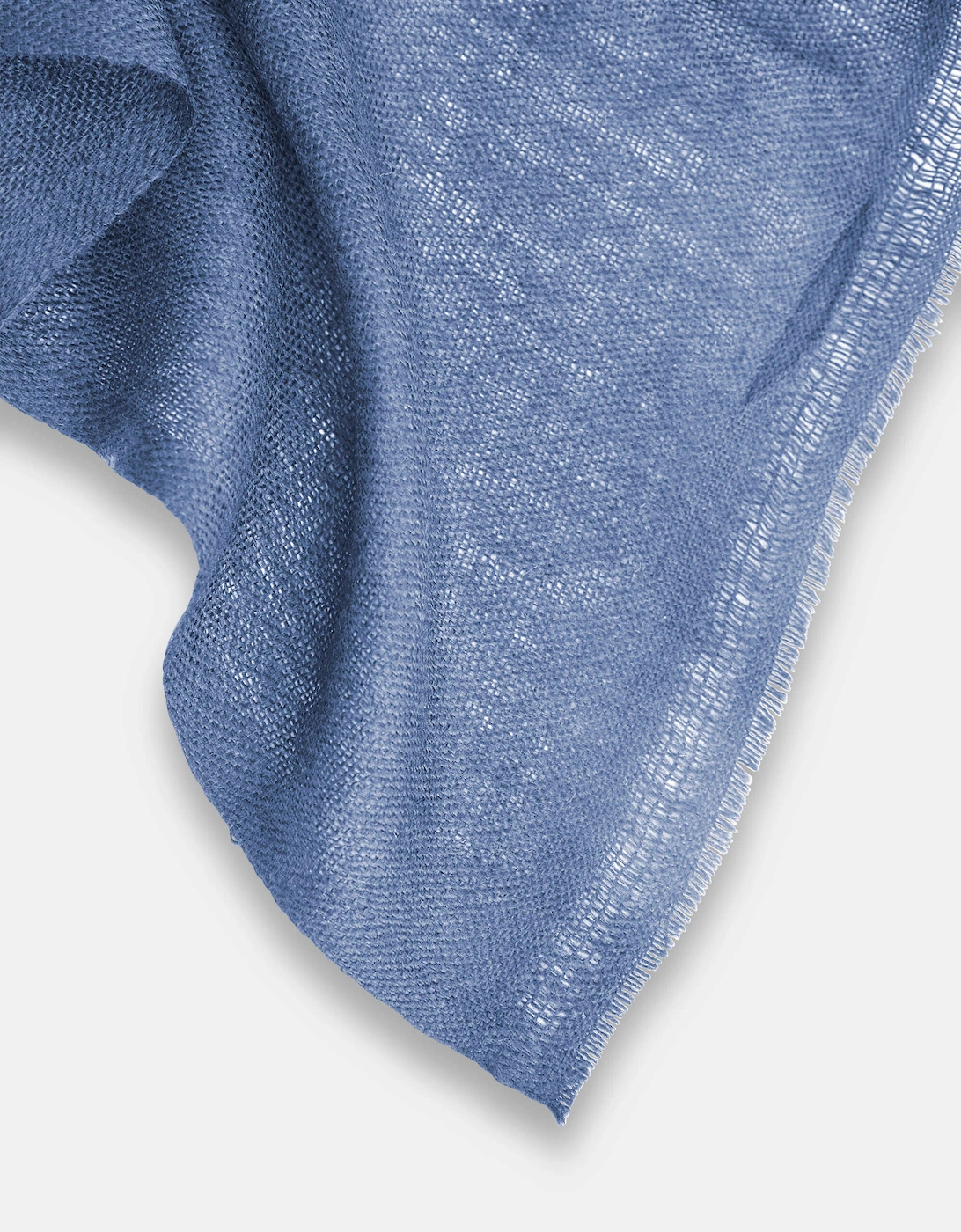 Pale Blue 2-ply Cashmere Scarf