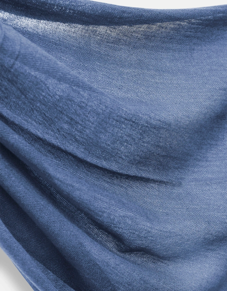 Pale Blue 2-ply Cashmere Scarf