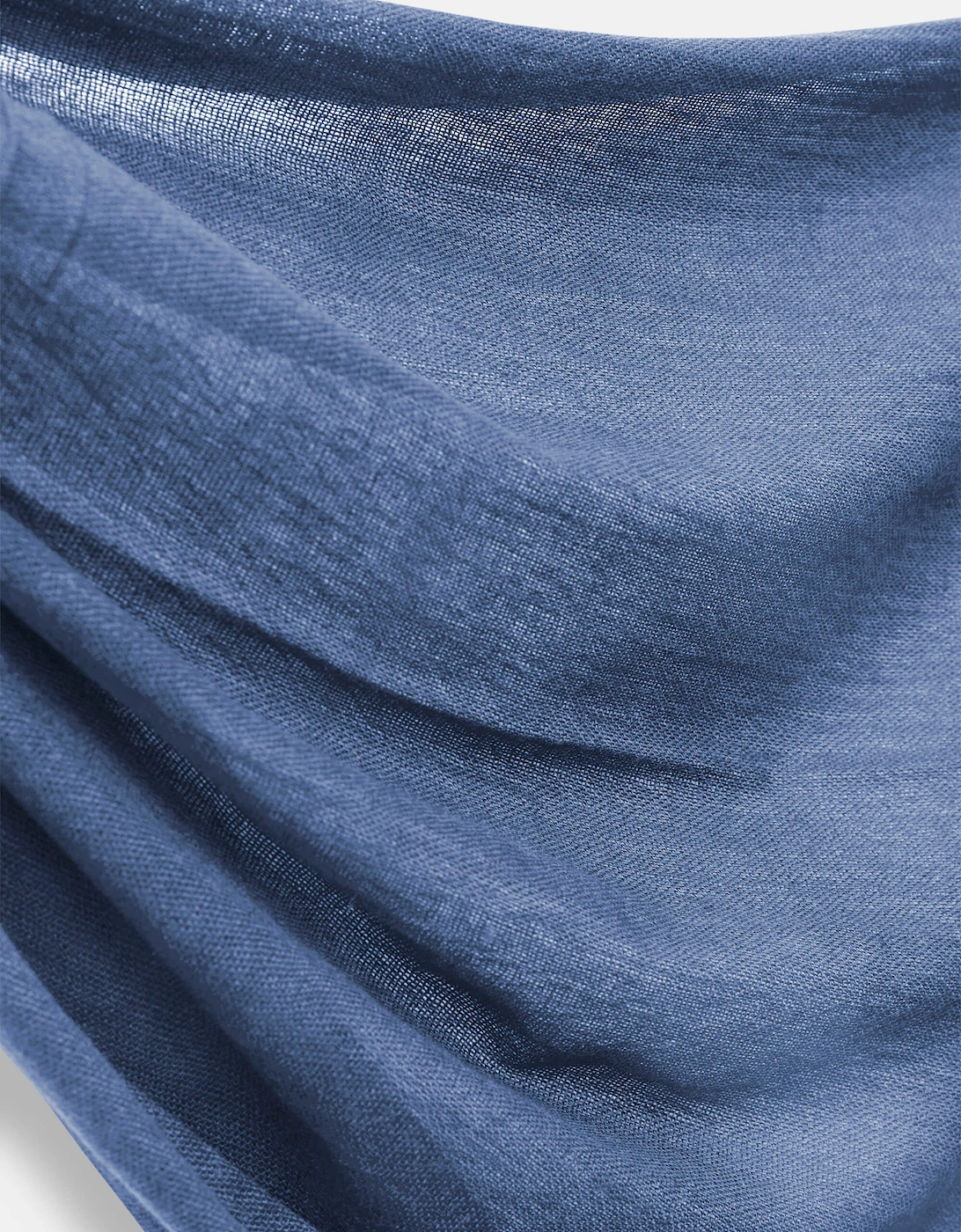 Pale Blue 2-ply Cashmere Scarf