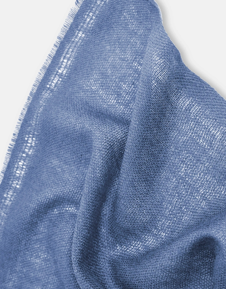 Pale Blue 2-ply Cashmere Scarf