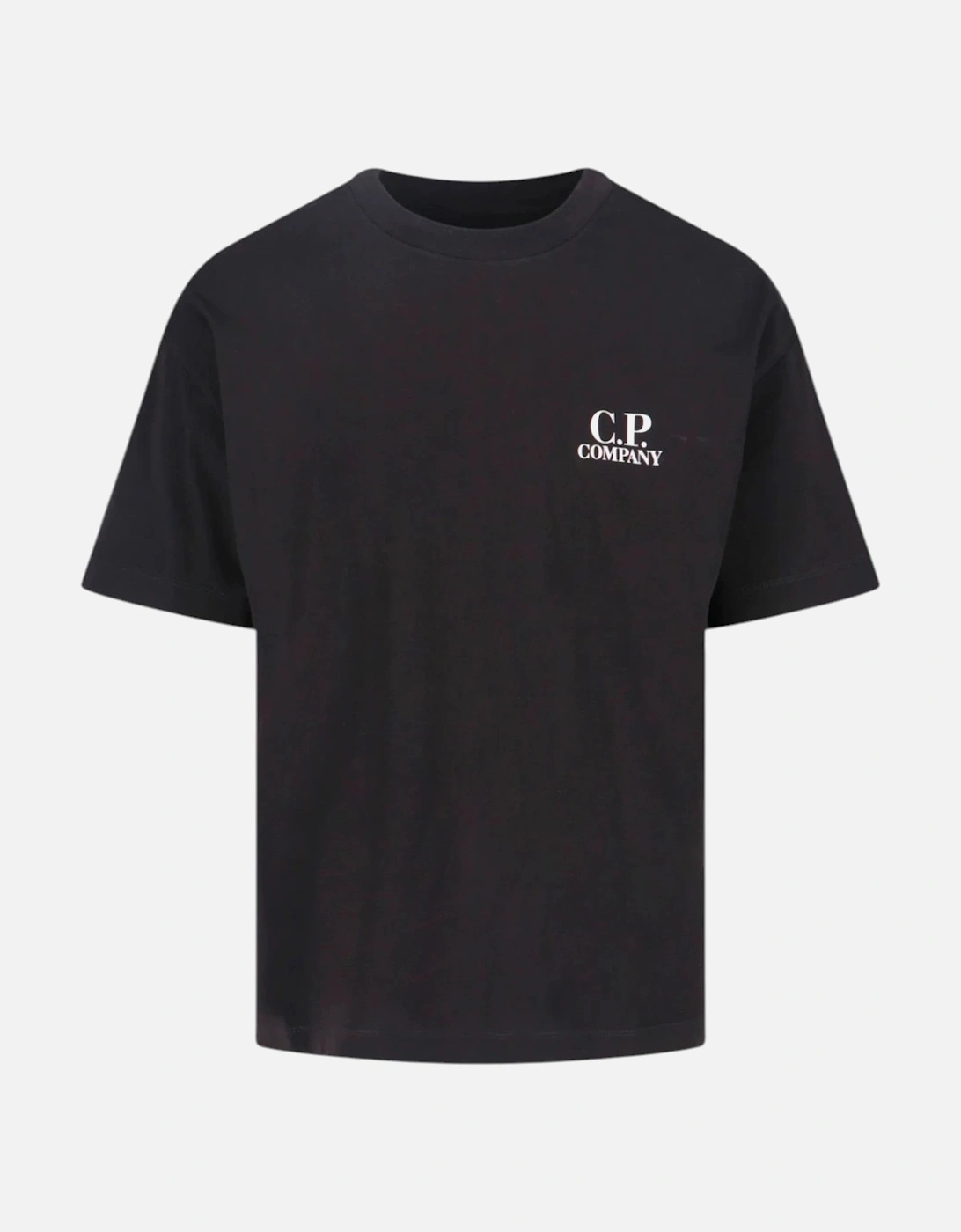 C.P. Company Logo Print Black T-Shirt, 3 of 2