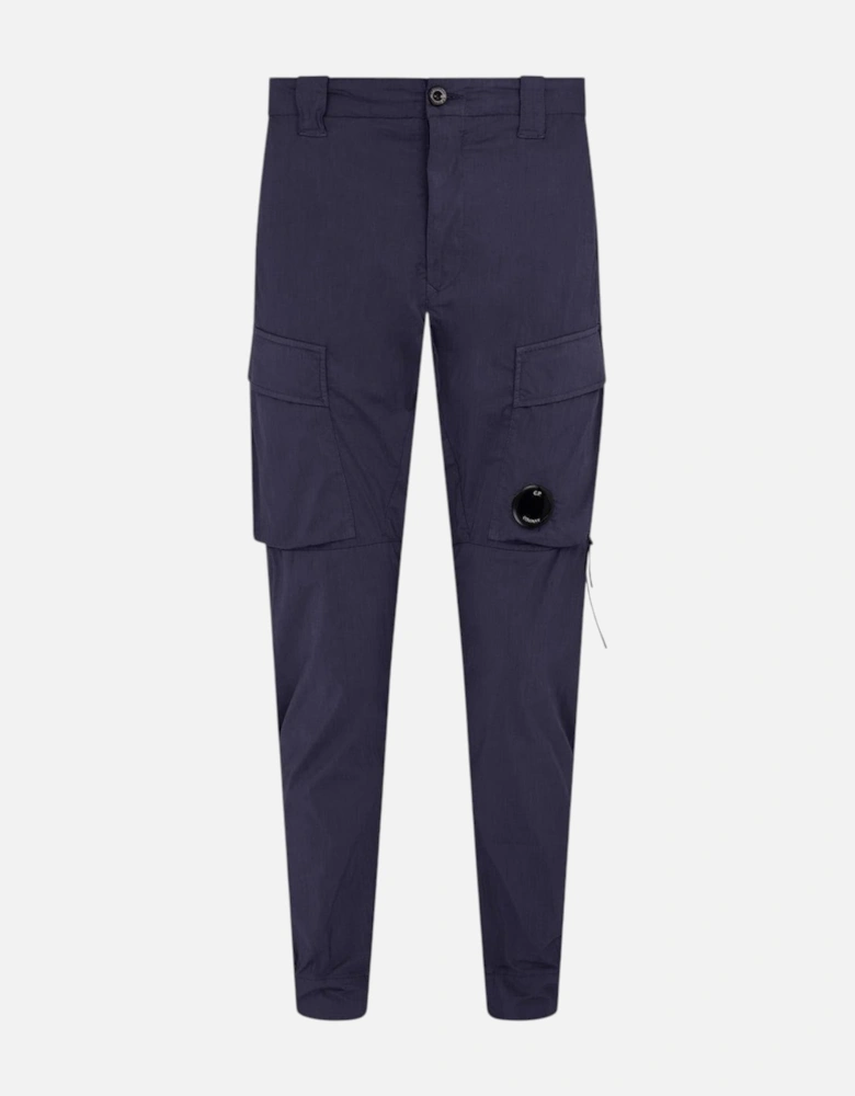 C.P. Company Stretch Satin Navy Cago Pants