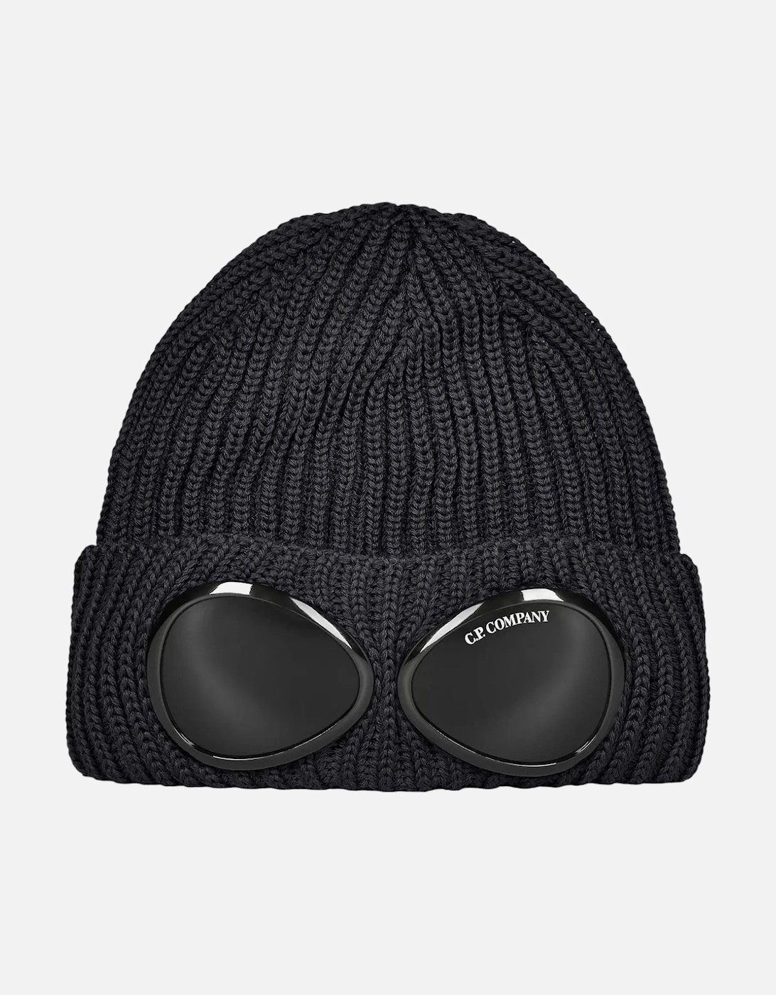 C.P. Company Merino Wool Goggle Black Beanie, 4 of 3