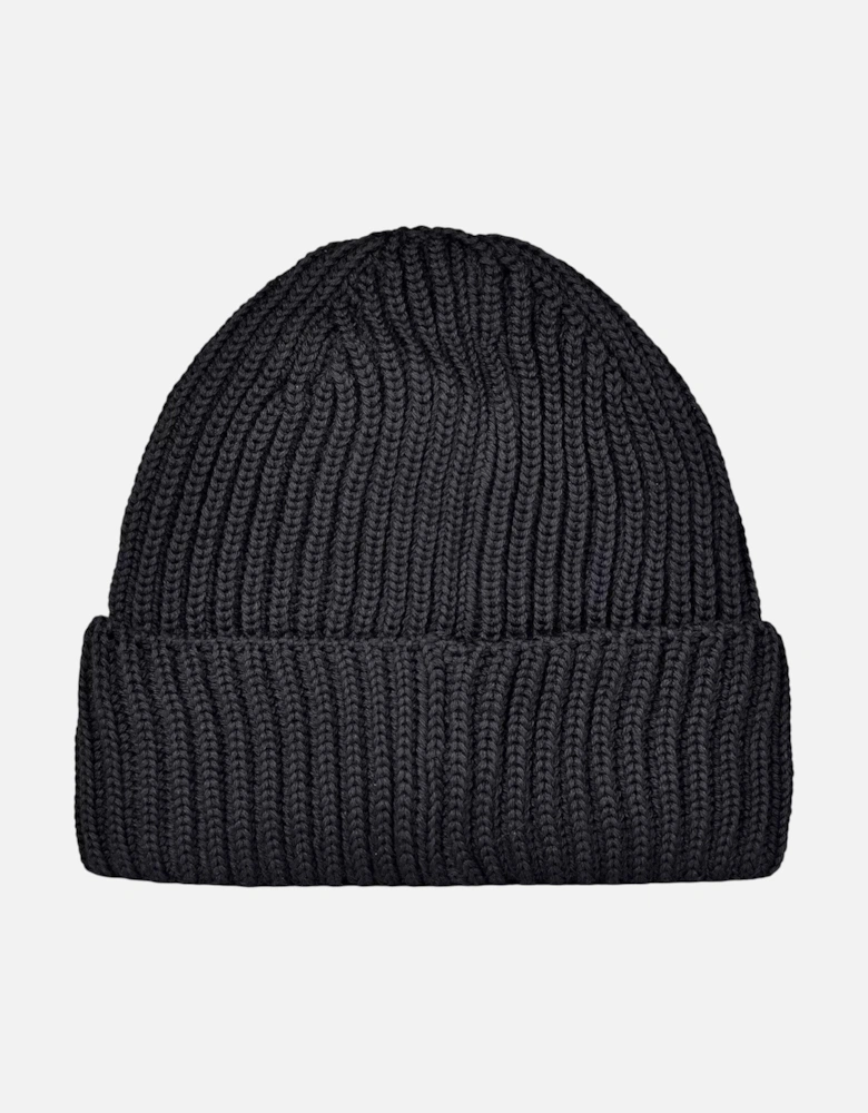 C.P. Company Merino Wool Goggle Black Beanie